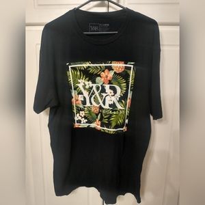 Young and reckless black t shirt xl